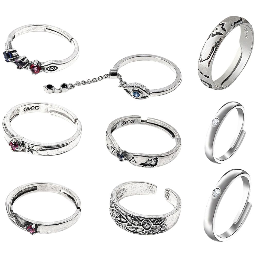 Men'S Accessories Rings - Pierścienie Anime JJK Yuta Okkotsu Cosplay