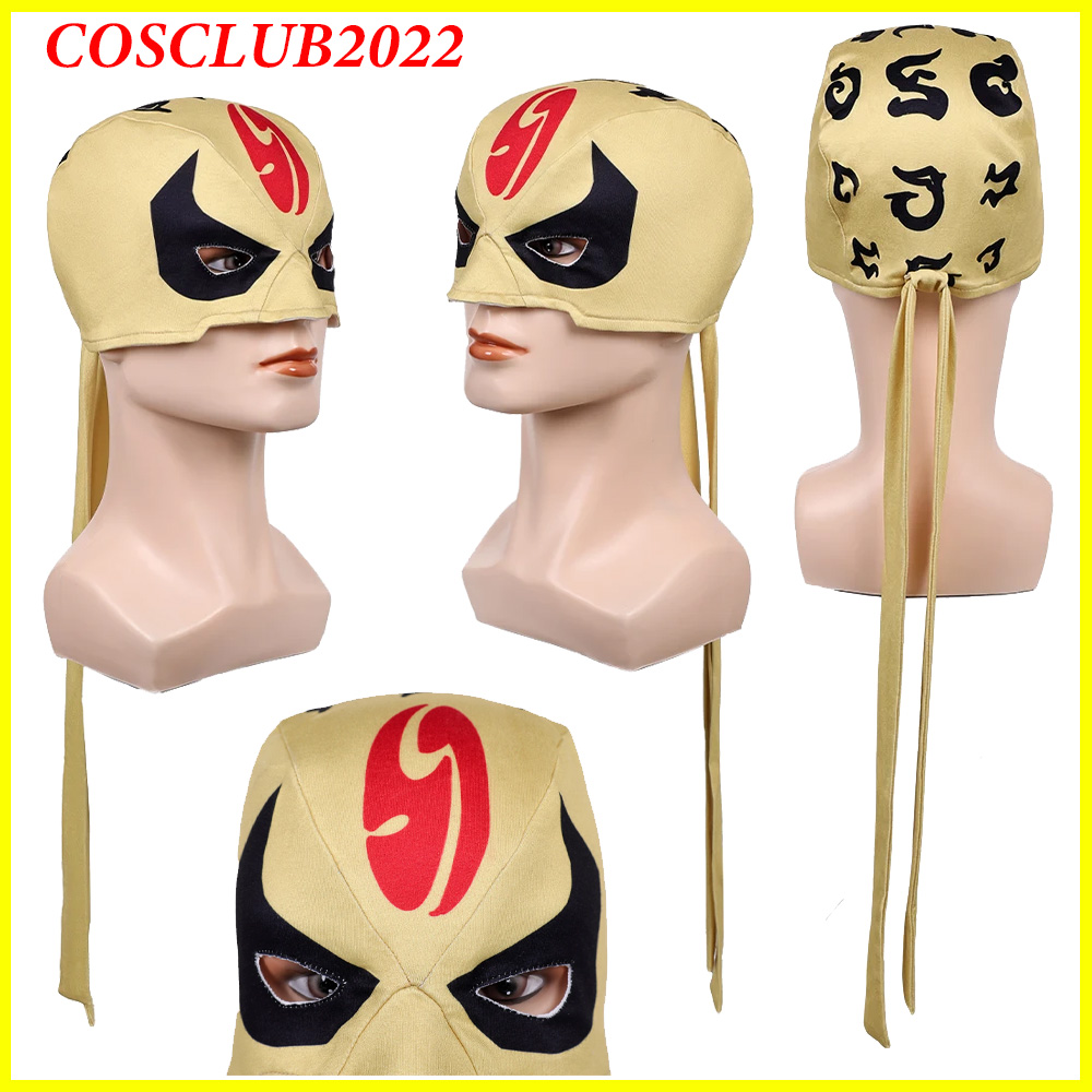 Men'S Yellow Accessories - Męski Żelazny Uderzenie Cosplay Żółta Opaska