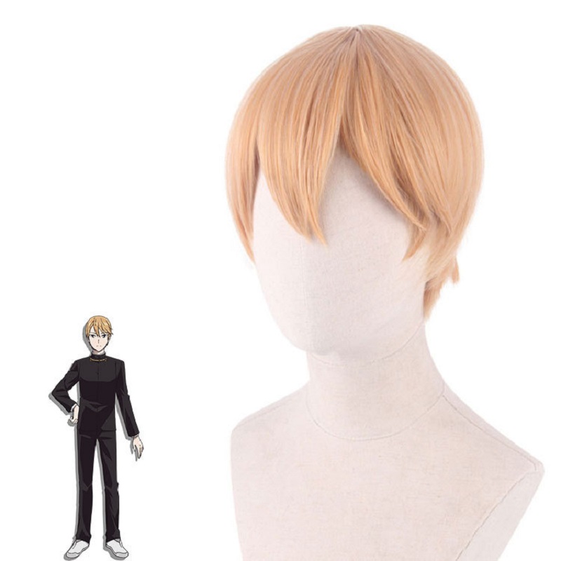 Men'S Yellow Accessories - Shirogane Miyuki peruka cosplay Anime Kaguya
