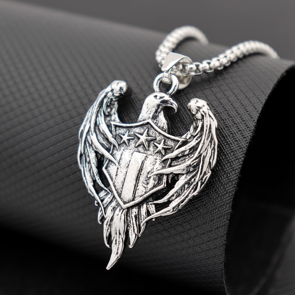 Men'S Accessories Jewelry Brands - Vintage trzy gwiazdki orzeł marka wojskowa