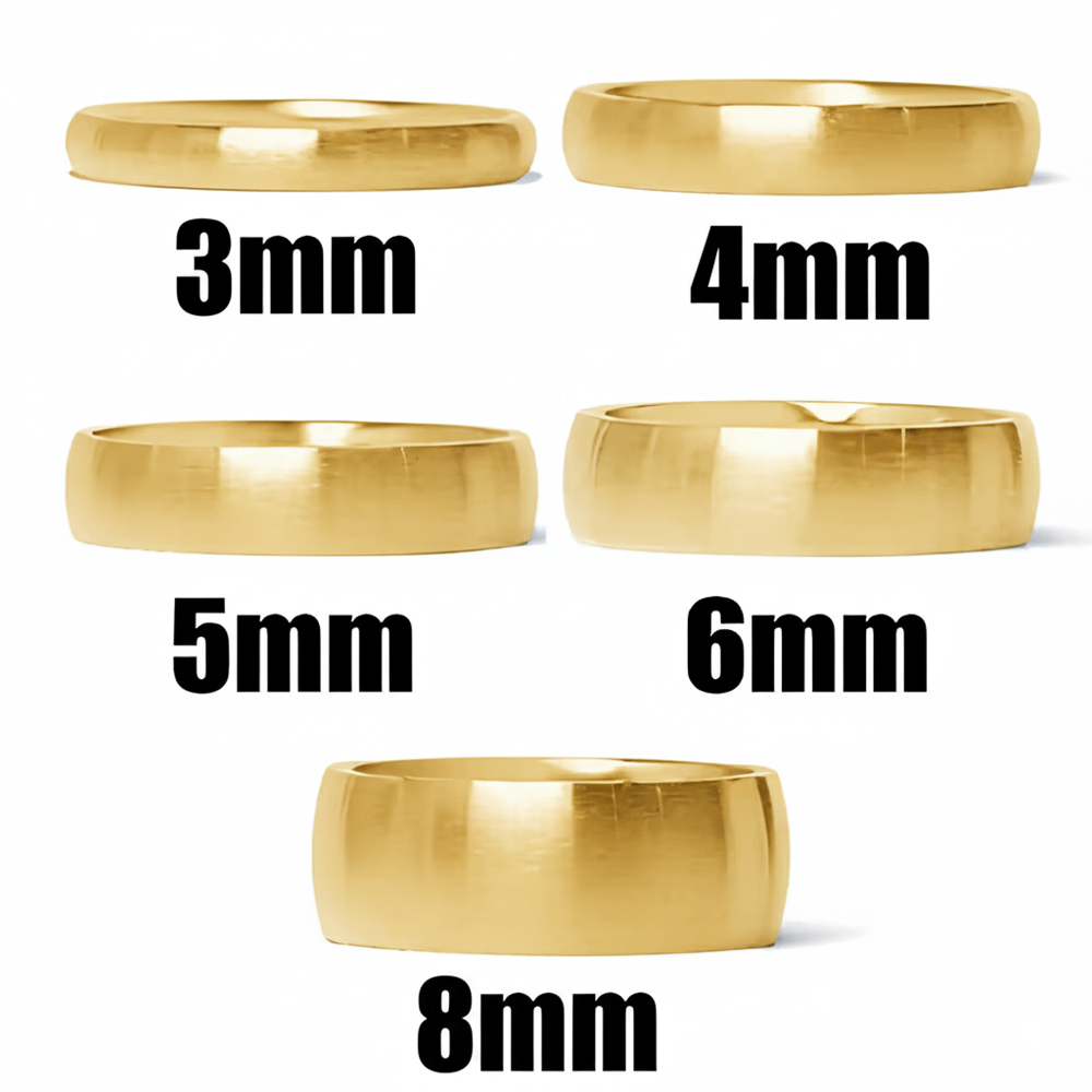 Men Accessories Shop - Pierścień ze stali nierdzewnej 316L dla