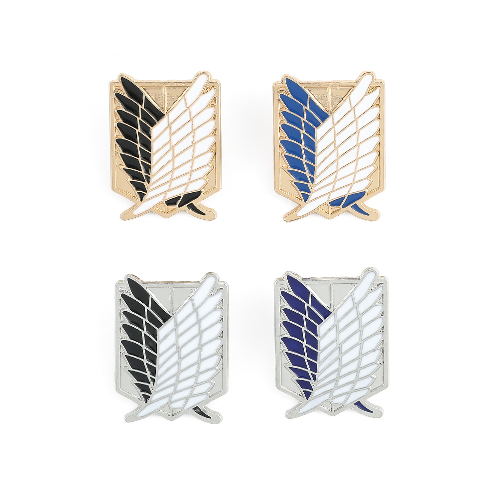 Lapel Pin Enamel - Anime Atak Tytanów Emaliowana Broszka Eren