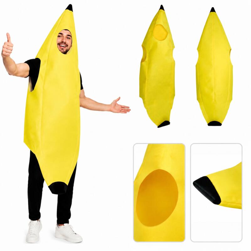 Men'S Yellow Accessories - Kostium Banana dla Dorosłych, Zabawny Strój