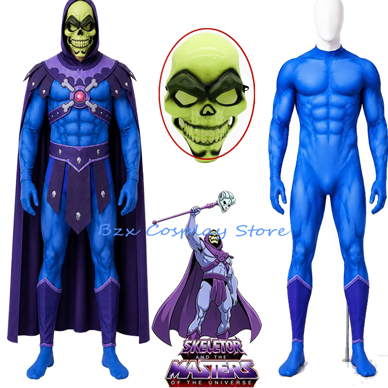 Men Accessories Set - Kostium cosplay Króla Skeletora z anime,