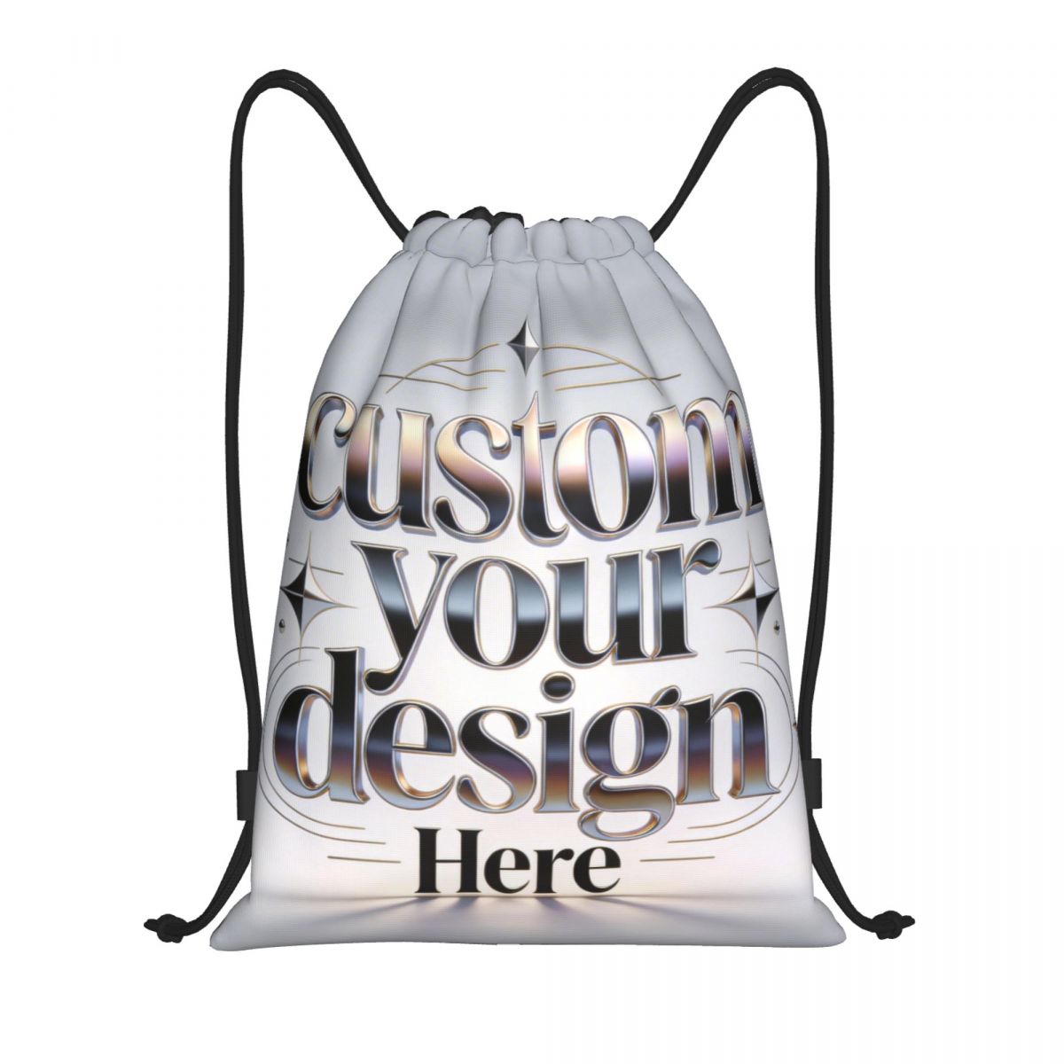 Men Accessories Shop - Personalizowane plecaki ze sznurkiem z własnym