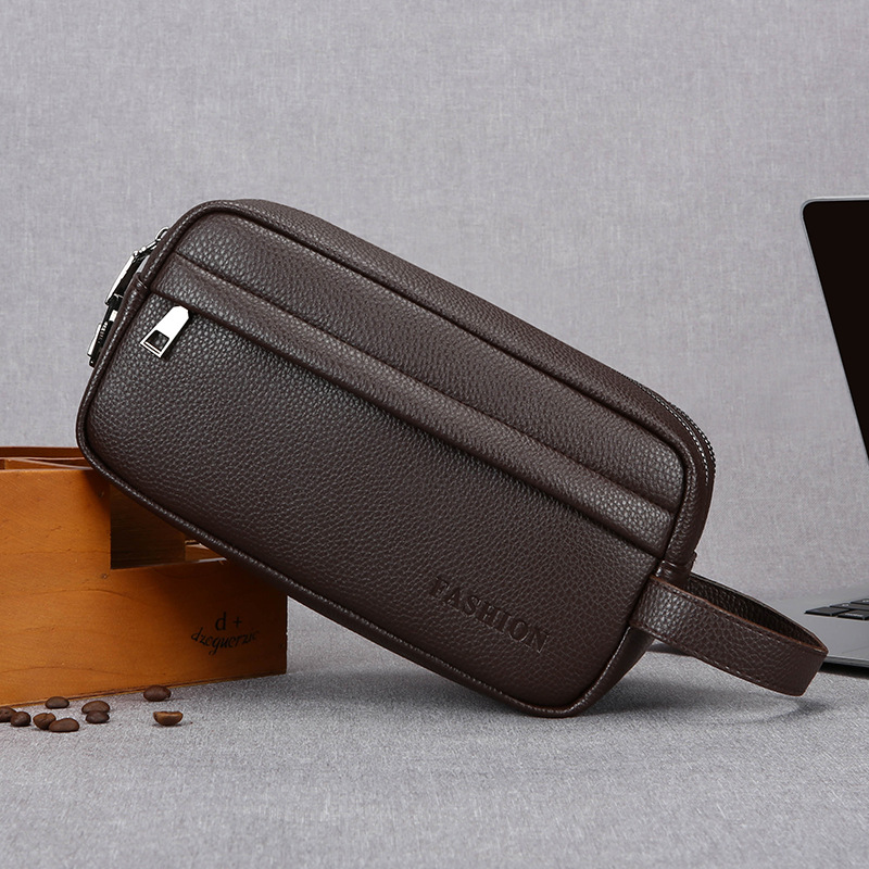 Men Accessories For Wrist - Męska torebka vintage typu clutch o