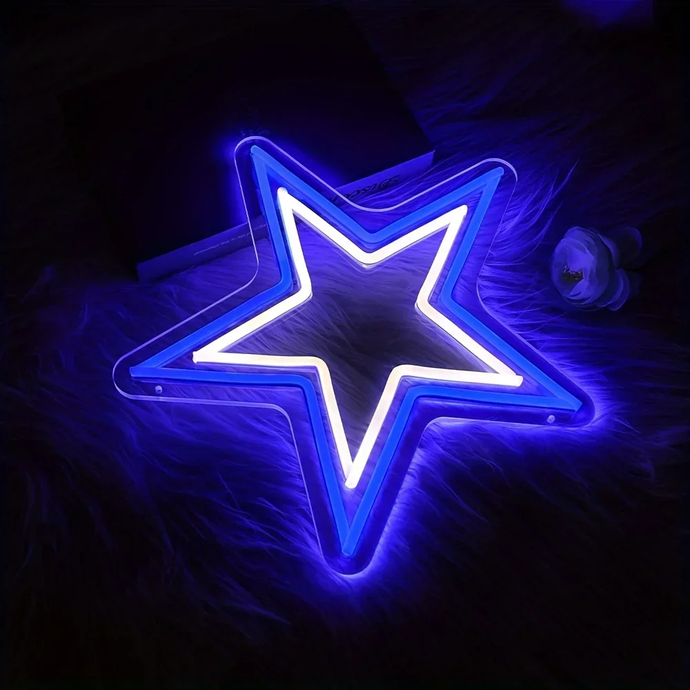 Men Accessories Shop - Logo Cukierkowy Bar Neonowy Szyld Hiszpański
