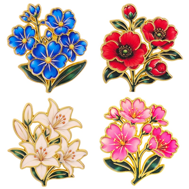 Lapel Pin Enamel - Urocza, kolorowa, emaliowana przypinka w stylu