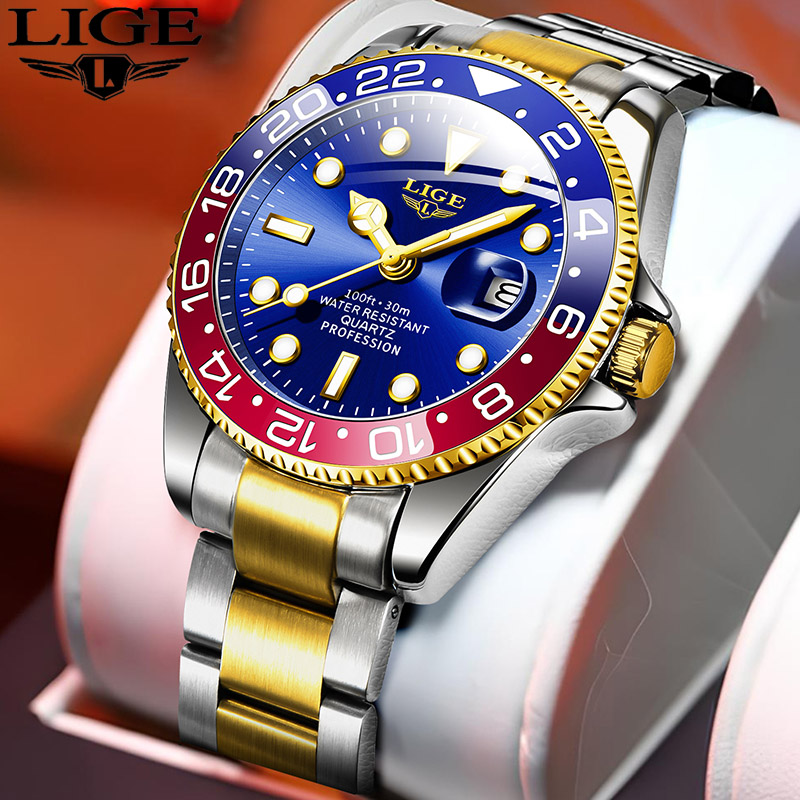 Men'S Accessories Luxury Brands - Zegarek męski LIGE 2025, nowy, świecący,