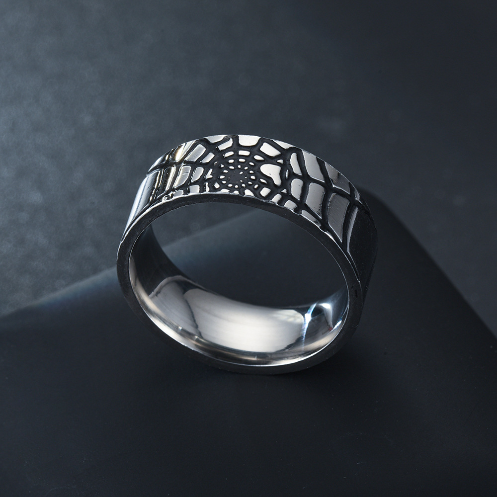 Prosty pierścionek z pajęczyną – Men'S Accessories Rings recenzja i cena