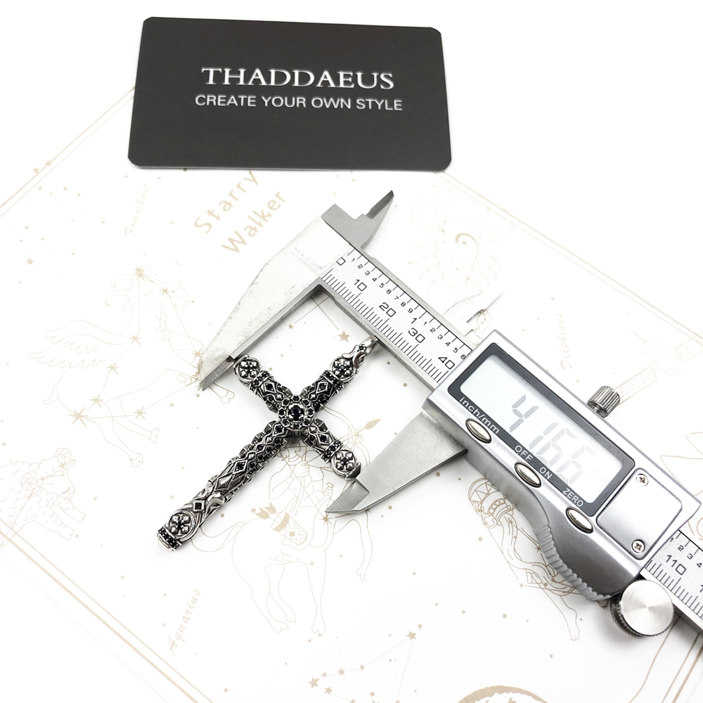 Bogato zdobiony krzyż wisiorek – Men'S Accessories Jewelry Brands recenzja i cena