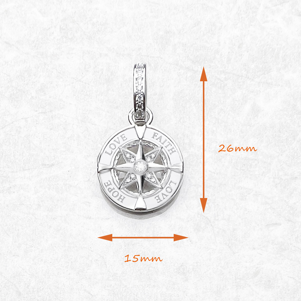 Wisiorek Wiara, Nadzieja i Mił – Men'S Accessories Jewelry Brands recenzja i cena