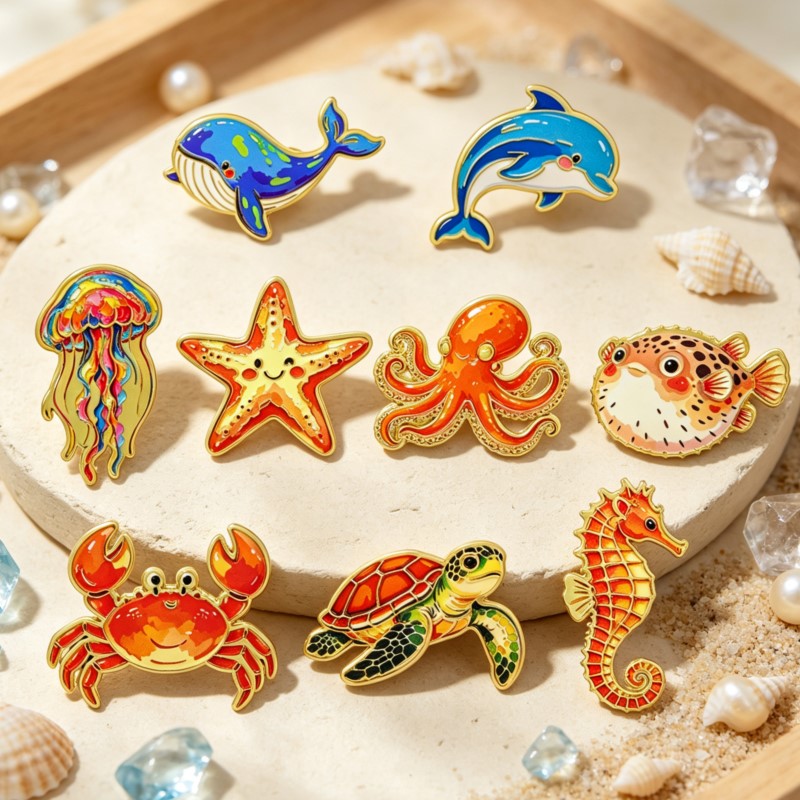 Żywa emaliowana przypinka ze z – Lapel Pin Enamel recenzja i cena