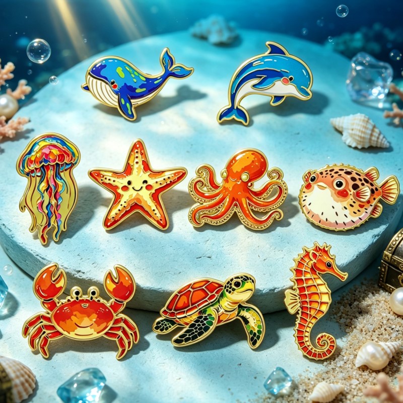 Żywa emaliowana przypinka ze z – Lapel Pin Enamel recenzja i cena
