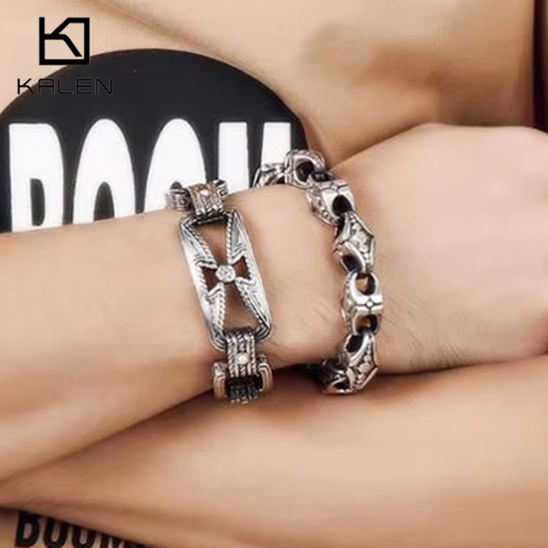 KALEN Punkowa Bransoletka Męsk – Men Accessories Bd recenzja i cena
