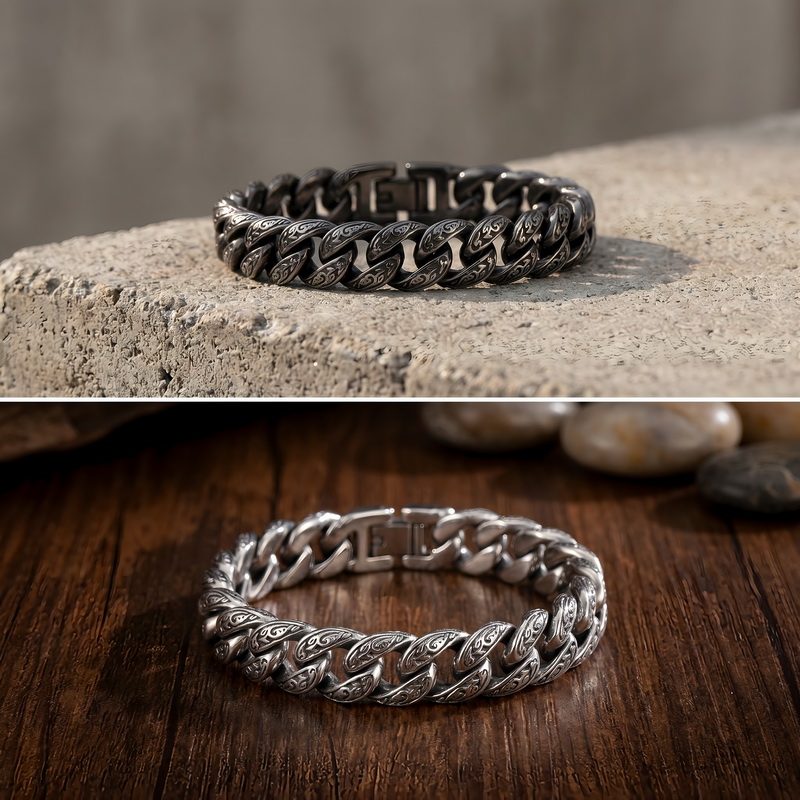 Męska bransoletka, 13 mm szero – Men Accessories Bd recenzja i cena