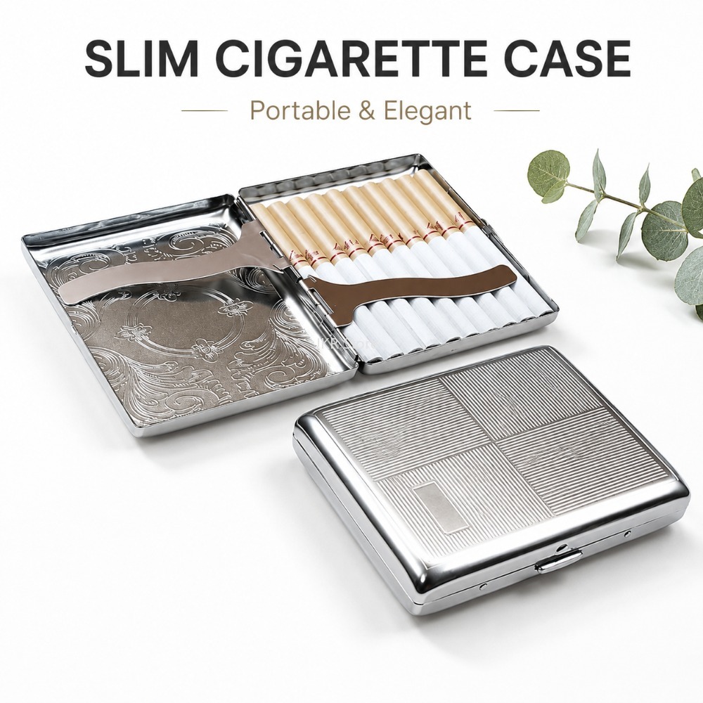 Pudełko na papierosy ze stali  – Men'S Accessories Case recenzja i cena