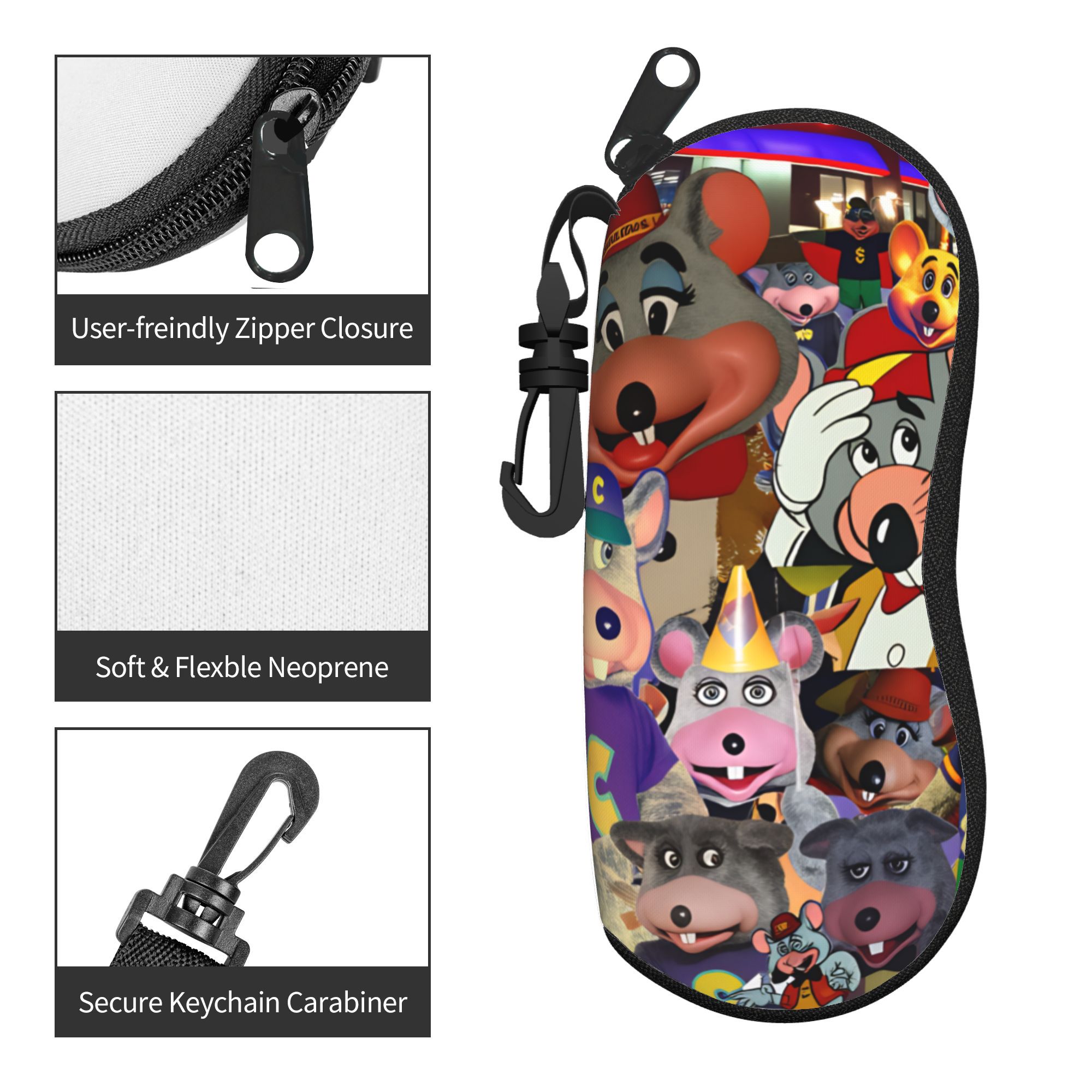 Etui na okulary Chuck E Cheese – Men'S Accessories Glasses recenzja i cena