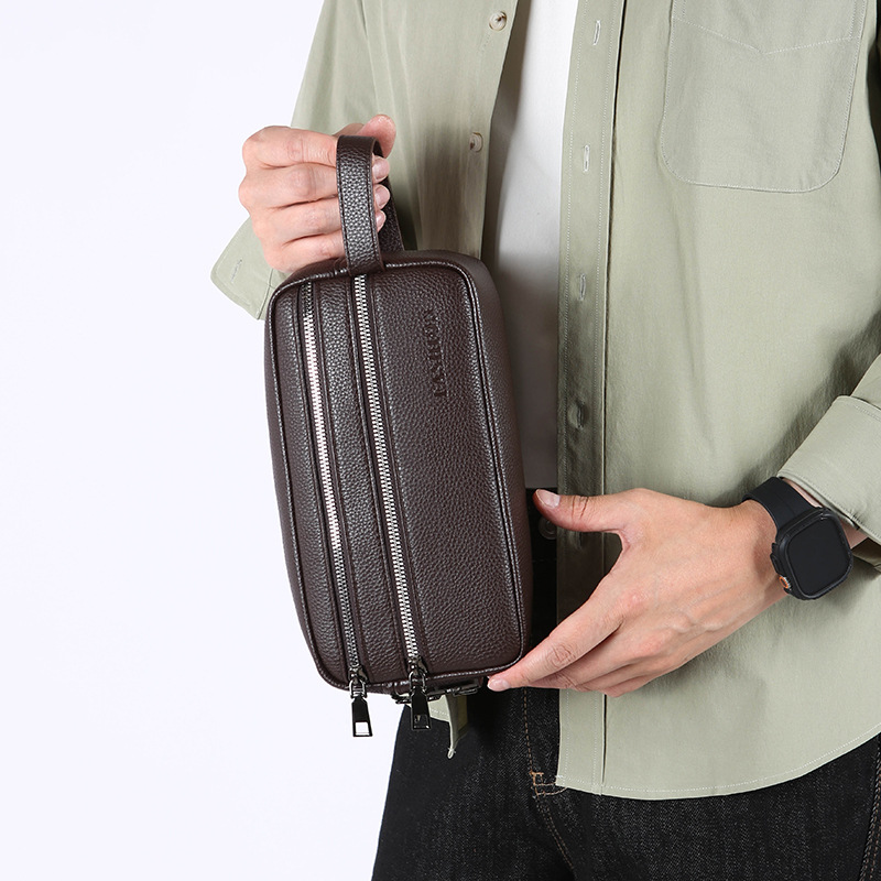 Męska torebka vintage typu clu – Men Accessories For Wrist recenzja i cena