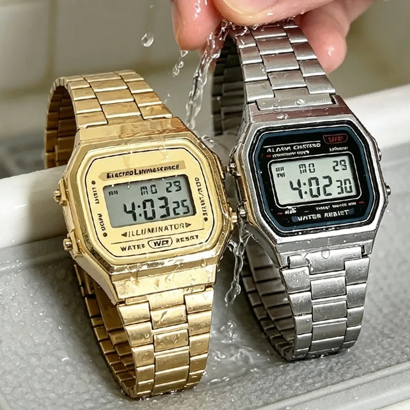 Luksusowe zegarki F91W ze stal – Men Accessories For Wrist recenzja i cena