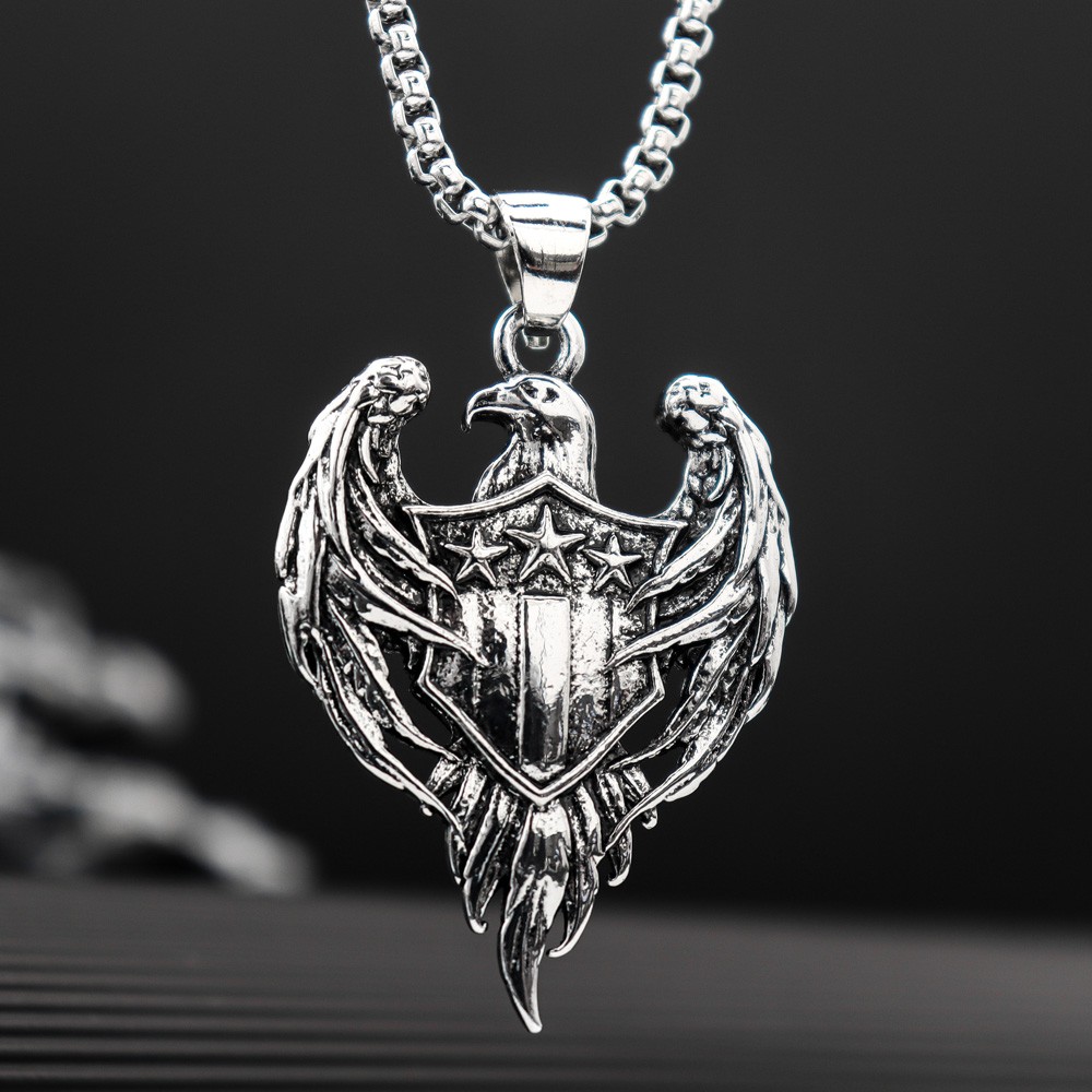 Vintage trzy gwiazdki orzeł ma – Men'S Accessories Jewelry Brands recenzja i cena