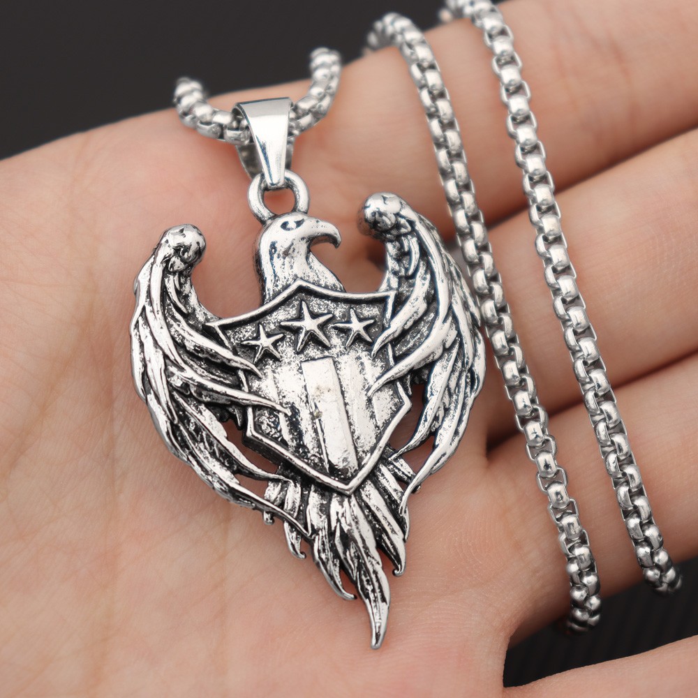 Vintage trzy gwiazdki orzeł ma – Men'S Accessories Jewelry Brands recenzja i cena