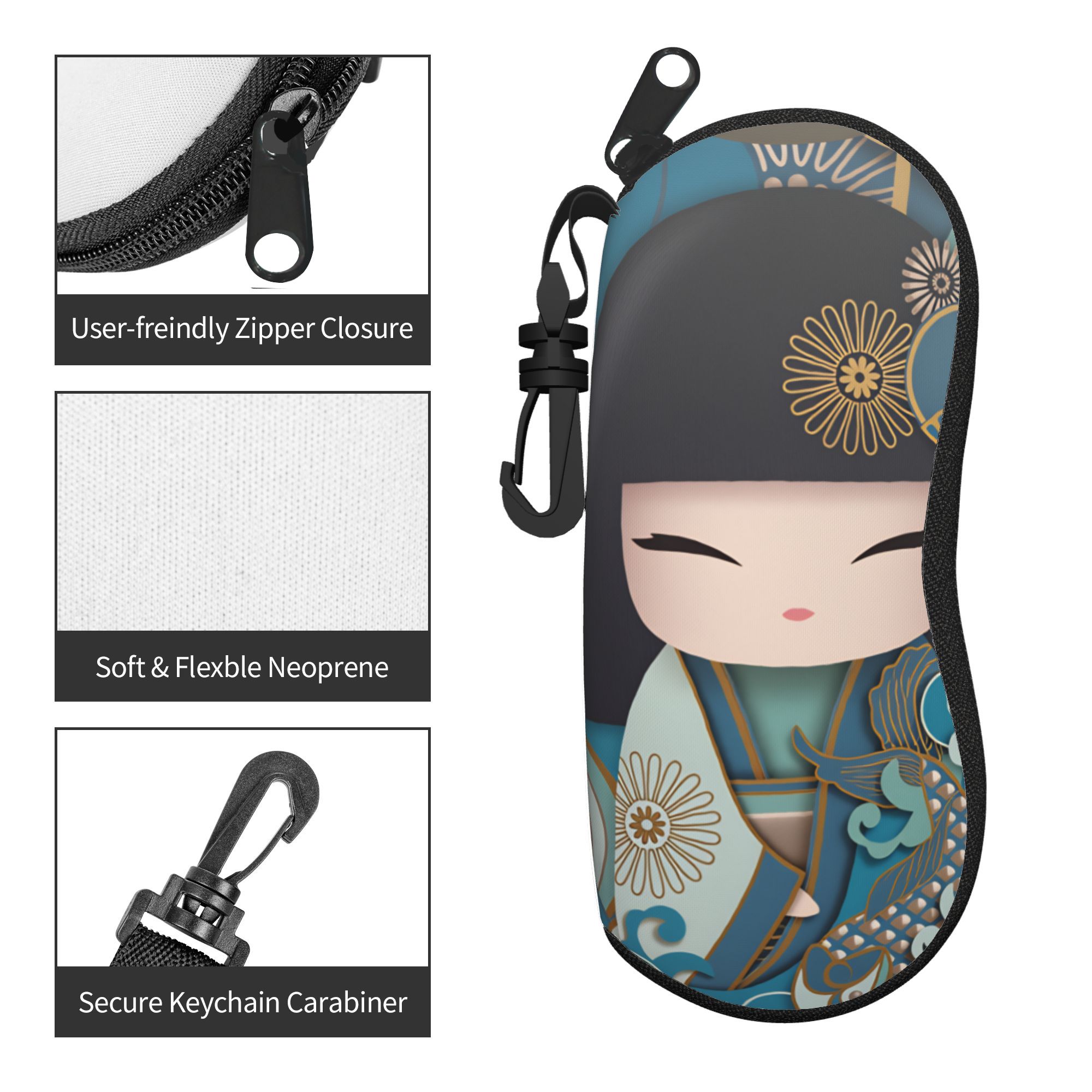 Japońska lalka Kokeshi Etui na – Men'S Accessories Glasses recenzja i cena