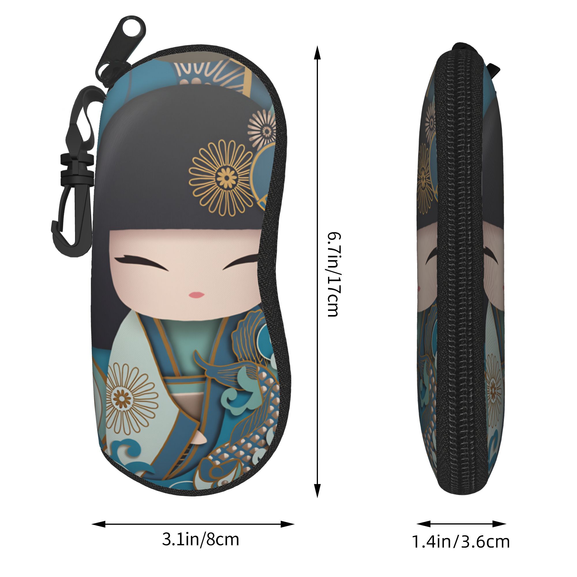 Japońska lalka Kokeshi Etui na – Men'S Accessories Glasses recenzja i cena