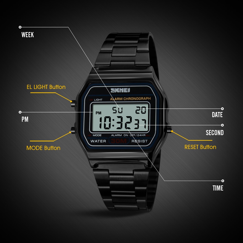 Skmei Top Brand Sportowe Zegar – Men'S Accessories Luxury Brands recenzja i cena