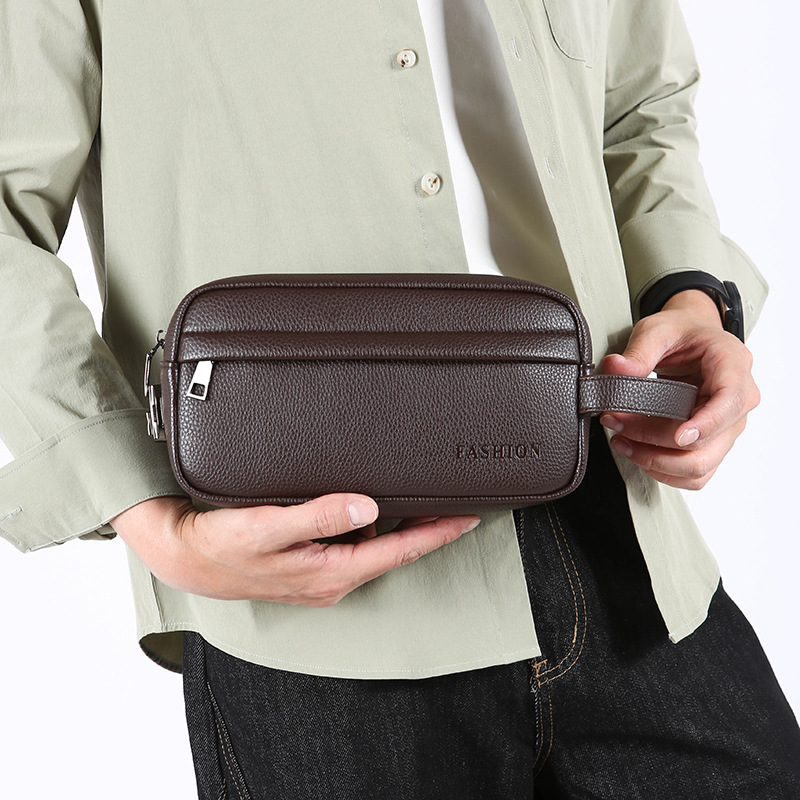 Męska torebka vintage typu clu – Men Accessories For Wrist recenzja i cena