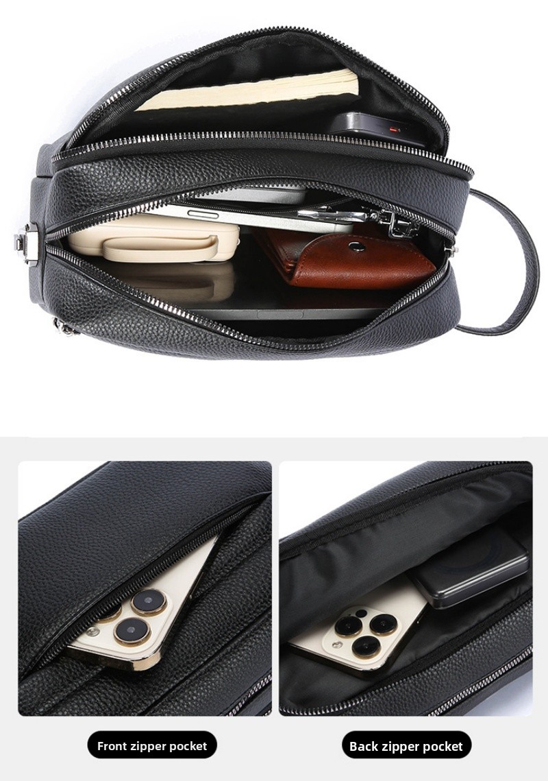 Męska torebka vintage typu clu – Men Accessories For Wrist recenzja i cena