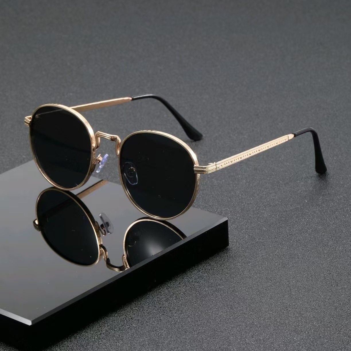 Klasyczne okrągłe okulary prze – Men'S Accessories Glasses recenzja i cena