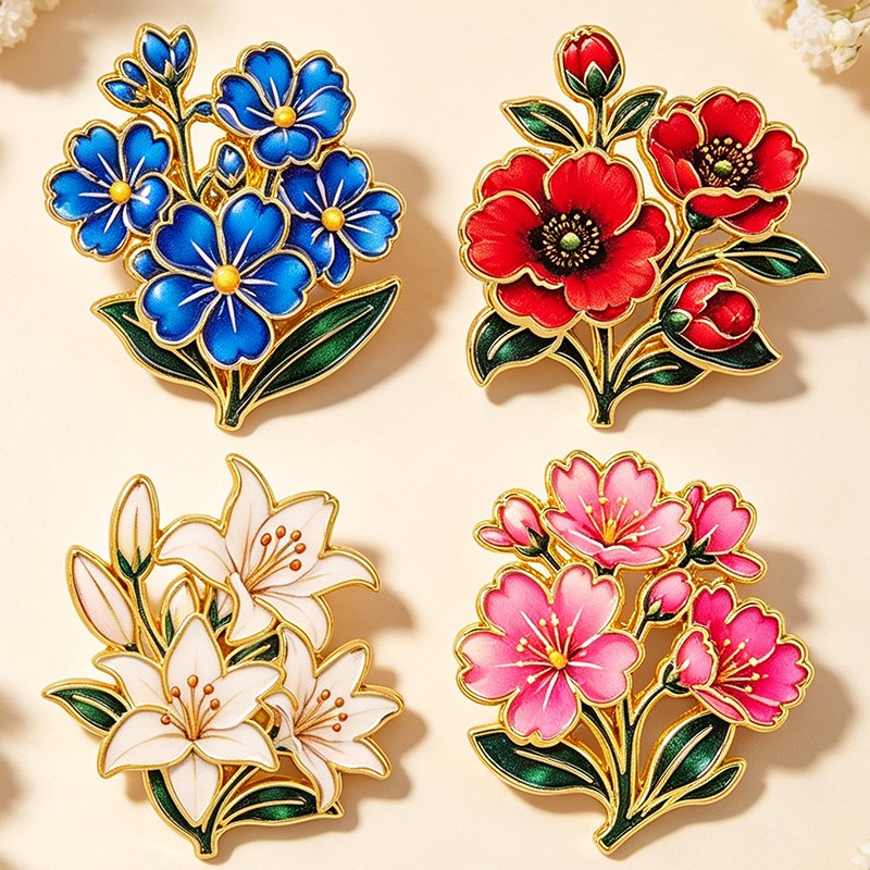 Urocza, kolorowa, emaliowana p – Lapel Pin Enamel recenzja i cena
