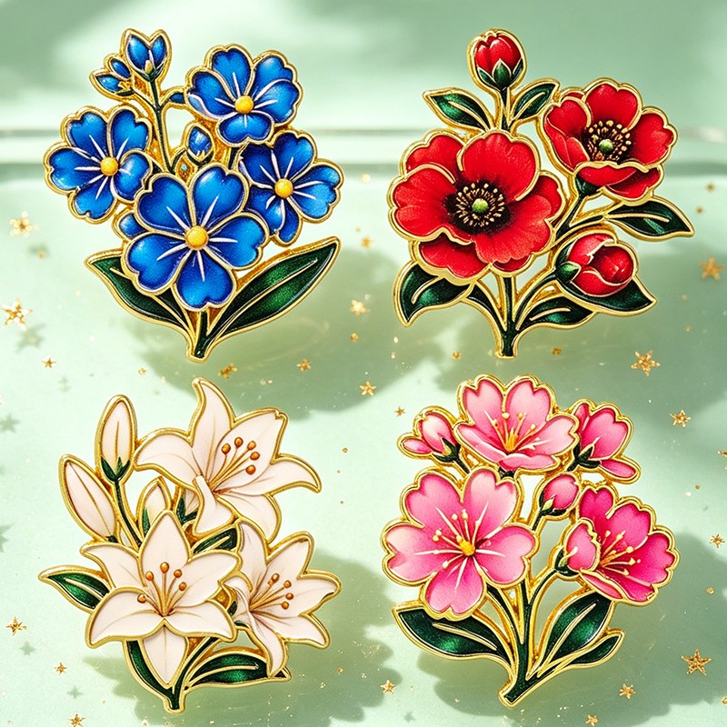 Urocza, kolorowa, emaliowana p – Lapel Pin Enamel recenzja i cena