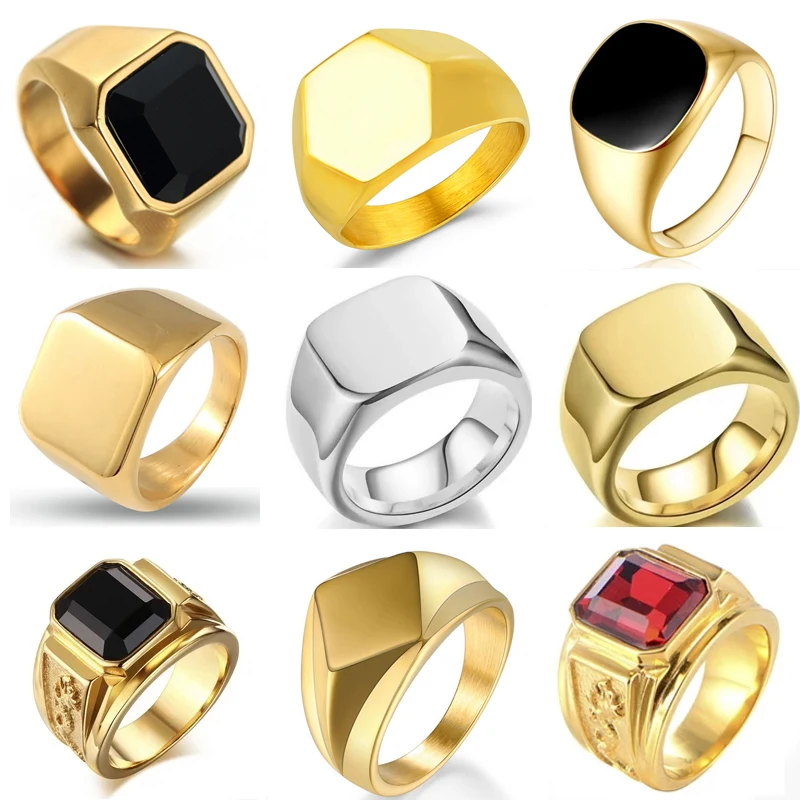 Biker Punk Style pierścionki d – Men'S Accessories Jewelry Brands recenzja i cena