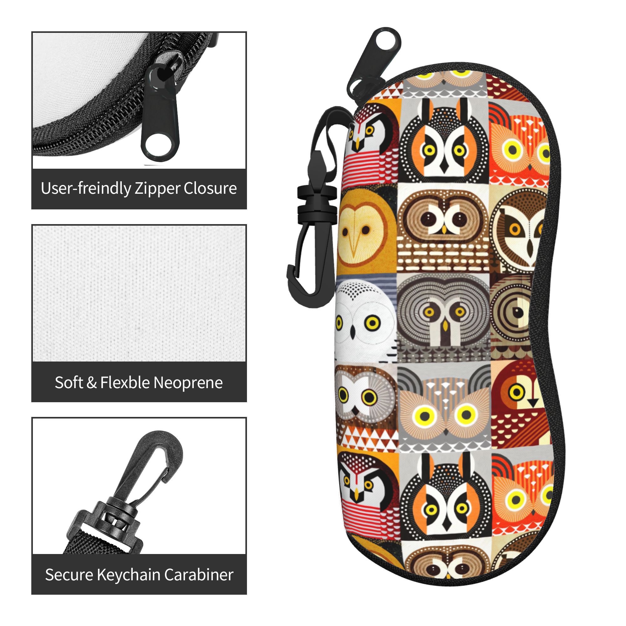 Etui na okulary z nadrukiem so – Men'S Accessories Glasses recenzja i cena