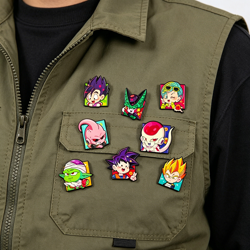 8 sztuk emaliowanych przypinek – Lapel Pin Enamel recenzja i cena